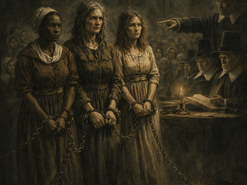 The First Women Led Away in&nbsp;Chains