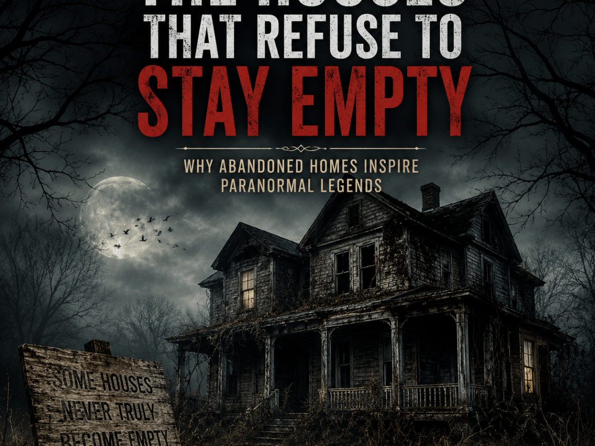 The Houses That Refuse to Stay Empty: Why Abandoned Homes Inspire Paranormal&nbsp;Legends